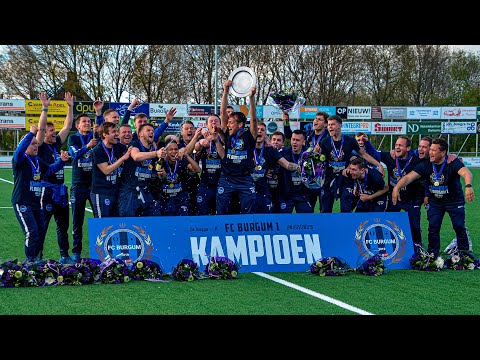 Het eerste kampioenschap van FC Burgum🏆💙