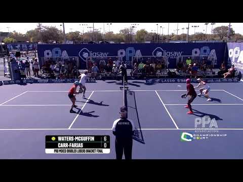Tyson McGuffin Holding The Kitchen Line Pickleball Highlight - Florida Grand Slam Mixed Doubles