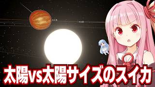 琴葉茜が太陽に超巨大スイカを衝突させたりする動画【Universe Sandbox #2】
