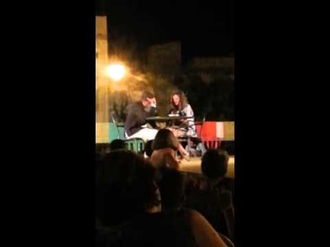 La mia prima volta sul palco! Caffè al Bar "Vieni avanti cretino" (versione siciliana) SUB ITA