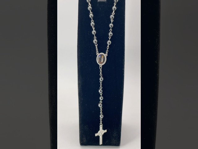 Vídeo relacionado con Genérico Portarosario Santa Virgen | Expositor de collar | Portarosario religioso católico para salón, dormitorio, oficina, mesilla de noche