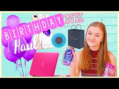 WHAT I GOT FOR MY BIRTHDAY 2016! Birthday Haul! Video