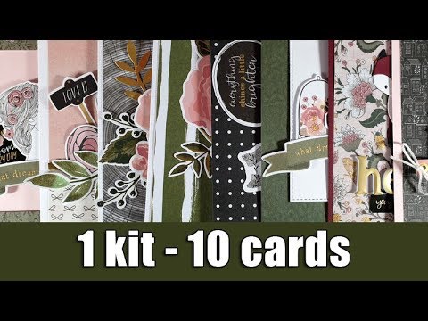 1 Kit – 10 Karten | Spellbinders-Kit Dezember 2019
