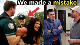 Cops instantly regret what they did to her