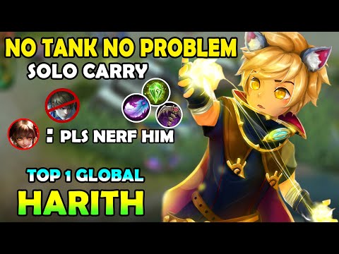 Harith the Super Carry No One Can Escape from Me! - Top 1 Global Harith markyyyy - Mobile Legends