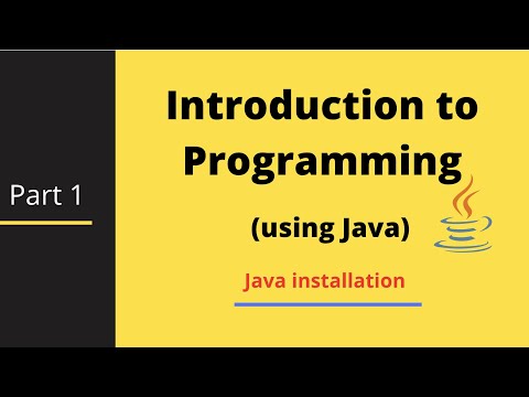 Introduction To Programming Using Java Part 1