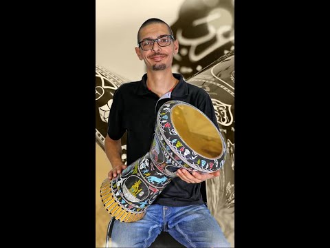 Pharaoh Sombaty Plus Darbuka with a Golden Skin