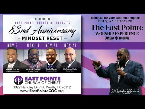 Mindset Reset | Randall Tucker | Sunday Worship Experience