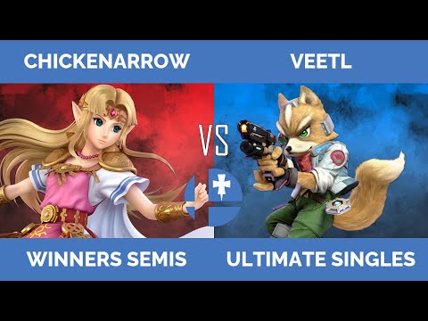 RogaSmash 199.25: SSBU Winners Semis - ChickenArrow (Zelda) vs Veetl (Fox)