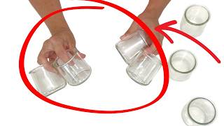 You won't BELIEVE what she made out of yogurt jars for Halloween