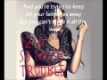 So Much Trouble IZIA Lyrics 
