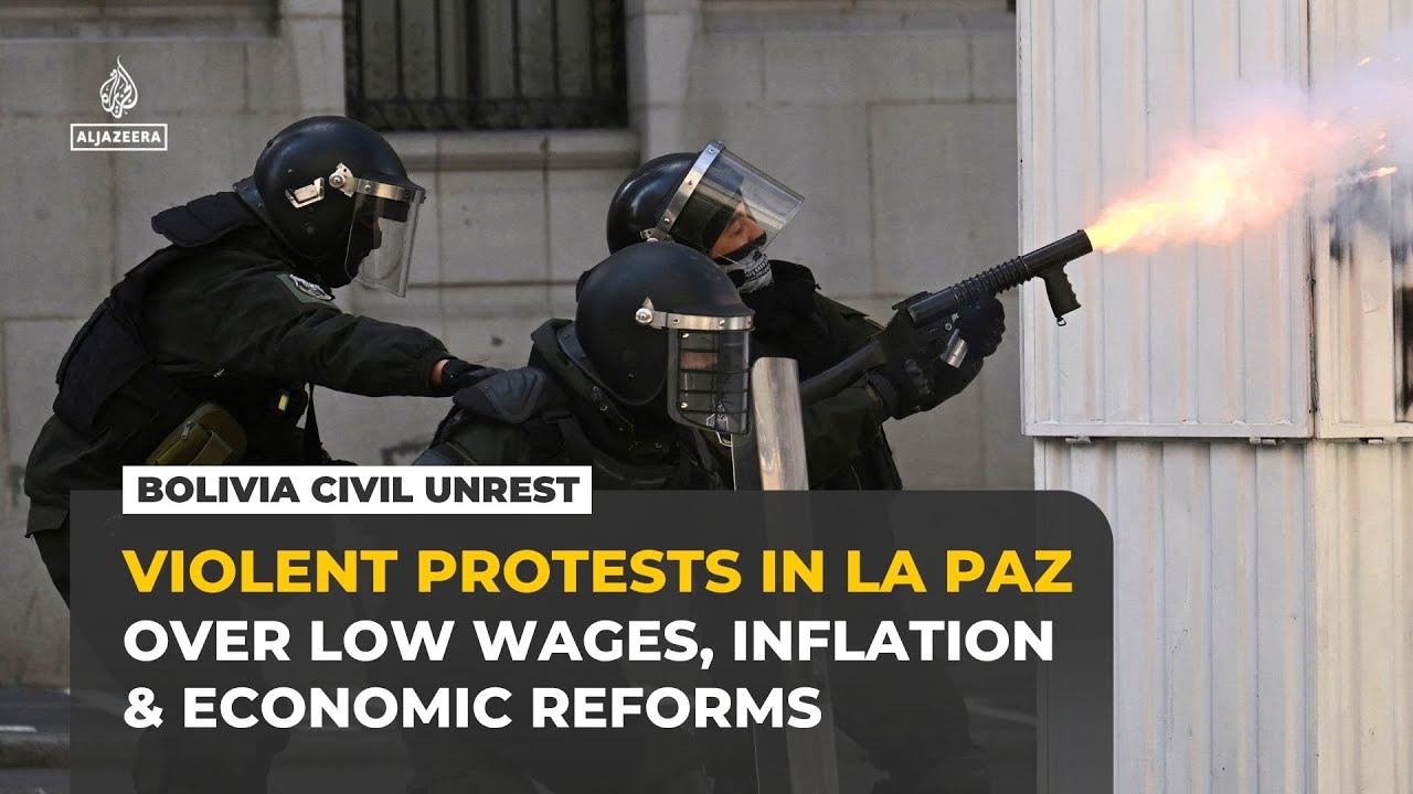 Violent protests intensify in Bolivia’s La Paz over rising cost of living