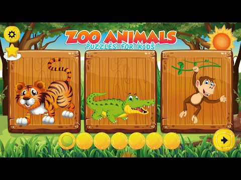 Puzzles for kids Zoo Animals Video