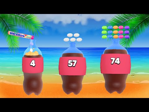 Mentos Cola 3D Game | All Levels Android Walkthrough Gameplay | mentos vs coca cola (Level 18 - 22)