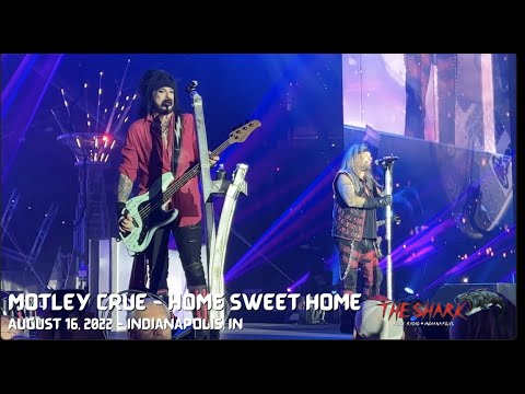 Motley Crue does "Home Sweet Home" for The Stadium Tour in Indianapolis on August 16, 2022