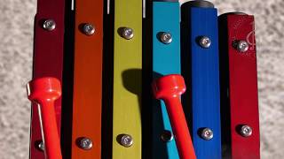 Rainbow Metallophone Outdoor Instrument video thumbnail 1