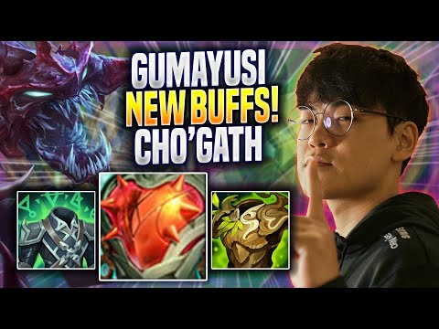 GUMAYUSI TRIES CHO'GATH WITH NEW BUFFS! - T1 Gumayusi Plays Cho'gath TOP vs Gwen! | Preseason 2023