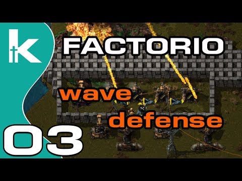 Factorio 0.16 Wave Defense Ep 3 | Take 2 | Lasers and Fire