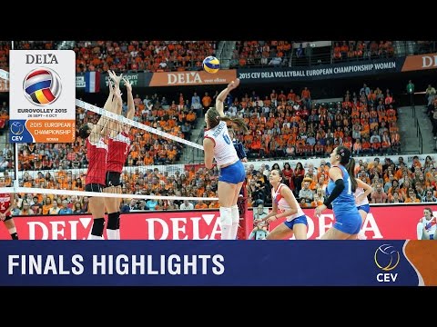 2015 Women's EuroVolley - Highlights Bronze medal match Turkey vs Serbia