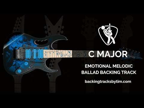 Emotional Melodic Ballad Backing Track in C Major | 75 BPM
