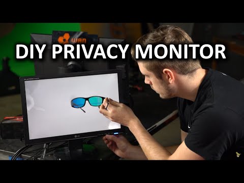 DIY Privacy Display - Recycle your monitors in a badass way