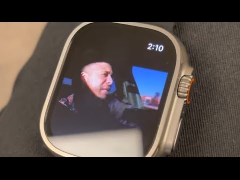 YouTube on Apple Watch ultra ft. Youtuber @cj_on_32s ent..