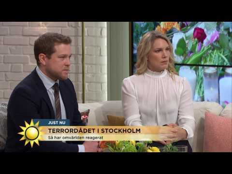 Omvärldens reaktioner och stöd till svenskarna - Nyhetsmorgon (TV4)