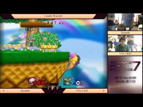 TFP7 - Squeak (Meta Knight) vs VGz|lloD (Sheik, Peach) PM Losers R6
