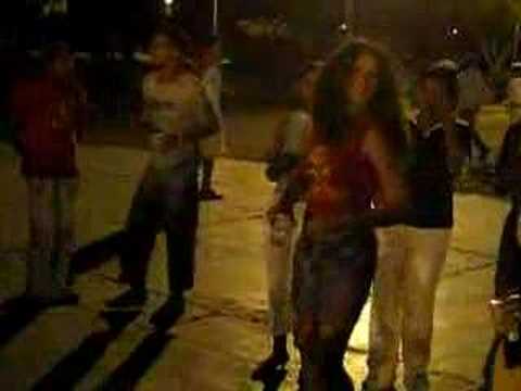 beautiful cuban girl dancing salsa