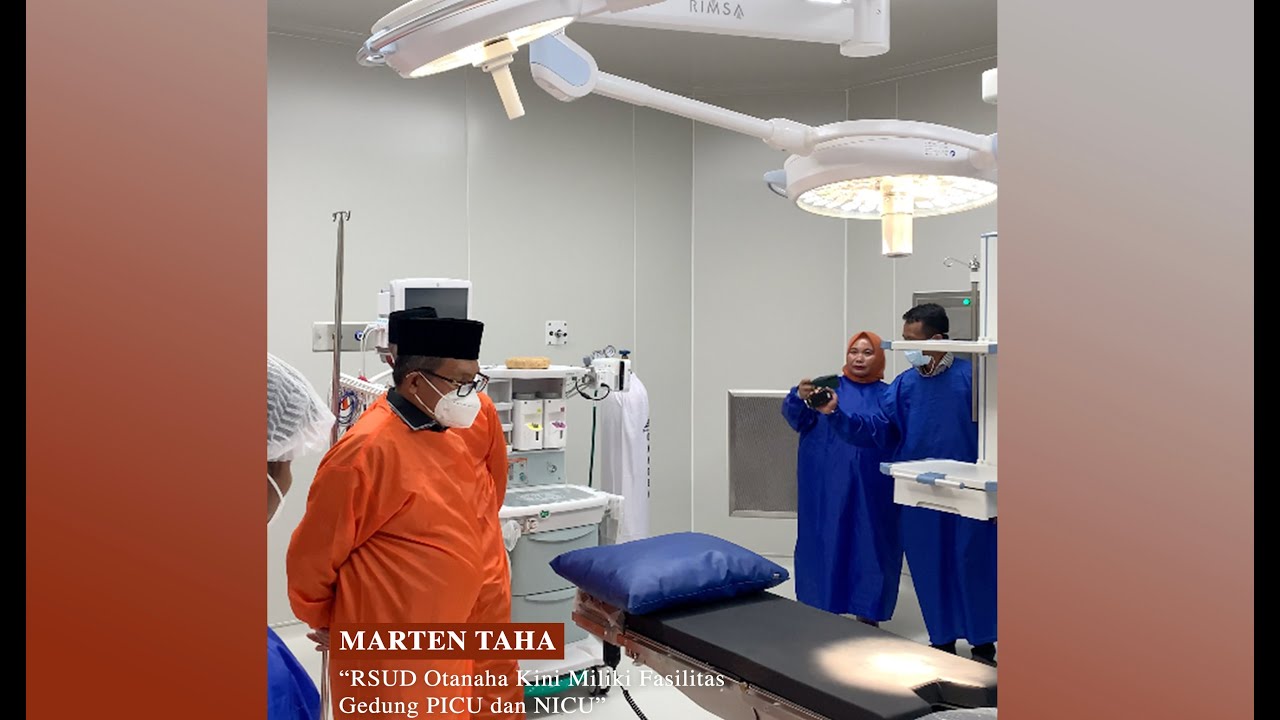 Marten Taha : RSUD Otanaha Kini Miliki Fasilitas Gedung PICU dan NICU