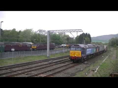 DRS 57011+57007. 6K73. Carnforth. 20/05/13