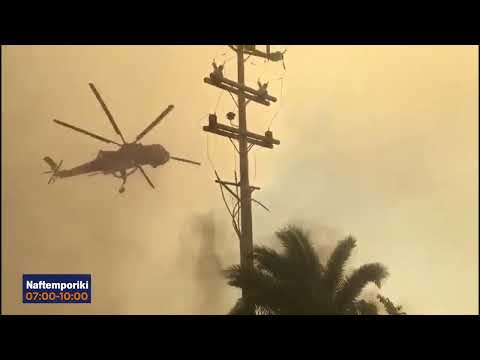 Δήμαρχος Τανάγρας στη Ναυτεμπορική: Η φωτιά βρίσκεται μακριά από κατοικημένες περιοχές