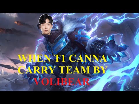 T1 Canna Top Volibear 칸나 볼리베어 Carry Team [ Kr Challenger ] | Canna Stream