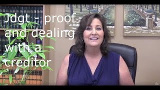 Dealing with a creditor when/if you&#39;re judgment proof