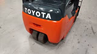 Toyota 8FBET16 three-wheel forklift for sale - Image 4 | Machineryline US Toyota 8FBET16 three-wheel forklift | Image 4 - Machineryline