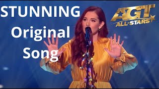 America&#39;s got talent all stars | Mandy Harvey Sings a STUNNING Original Song, &quot;Something I Can Feel&quot;