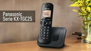 Panasonic Teléfono inalámbrico digital KX-TGC250 anuncio