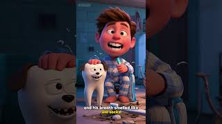 Timmy and the Talking Toothbrush | Funny Moral Story for Kids #shorts