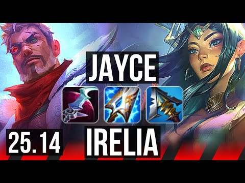 JAYCE vs IRELIA (TOP) | KR Challenger | 25.14