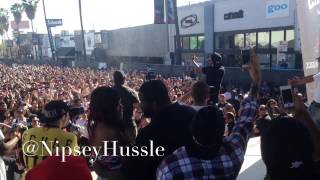 Nipsey Hussle &quot;Checc me out&quot; Live Los Angeles