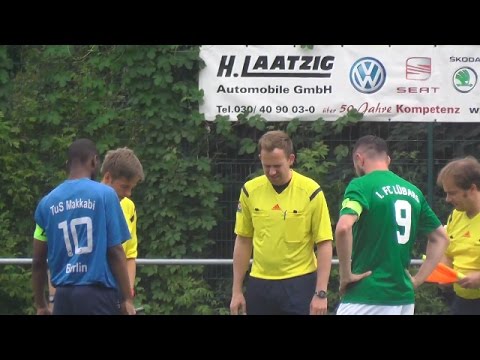 1. FC Lübars - TuS Makkabi (Landesliga, Staffel 1) - Spielszenen | SPREEKICK.TV