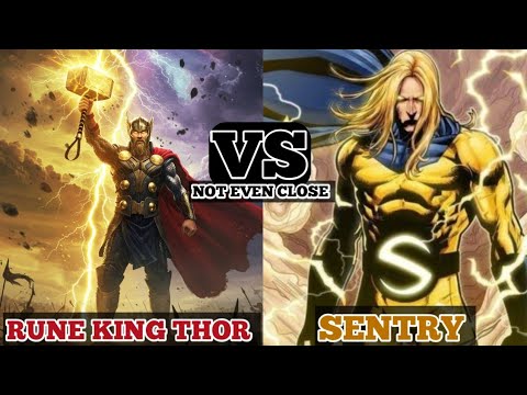 Rune King Thor vs. Sentry – The Most Devastating Battle in Marvel History