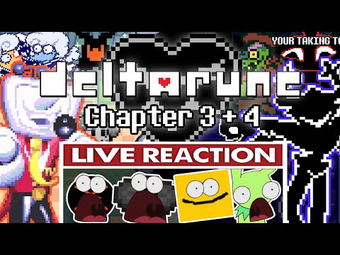 Four Deltarune Maniacs Experience Chapter 3&4