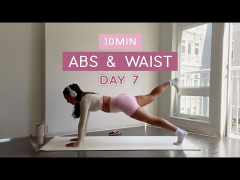 Day 7 - 1 Month Pilates Plan // 10MIN Total Ab & Core  // small waist + toned abs