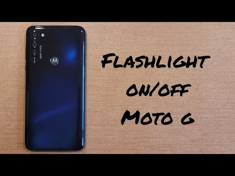 2 Ways to turn Flashlight On/Off Motorola Moto G