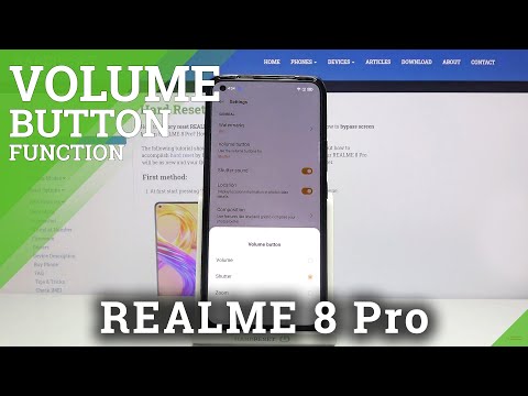 How to Change Volume Button Function in Realme 8 Pro – Sign Camera Option to Volume Button