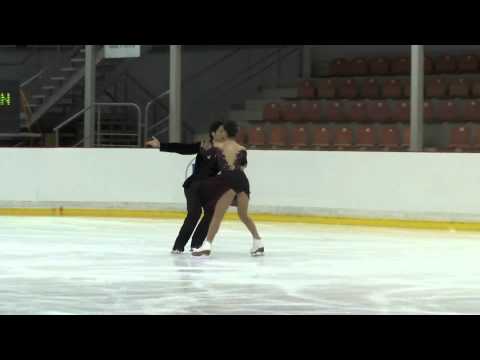 ISU 2015 Jr Grand  Prix  Riga Short Dance Melinda MENG / Andrew MENG CAN