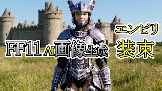 【FF11】AI画像【エンピリアン装束】