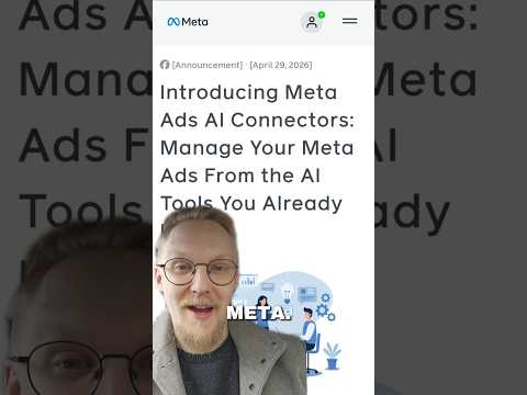 New Meta MCP — How to connect your cloud or ChatGPT directly to Meta Ads account