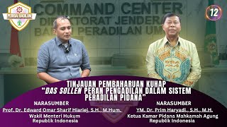 Download lagu PERISAI Eps. 12-Tinjauan Pembaruan KUHAP: Das Sollen Peran Pengadilan dalam Sistem Peradilan Pidana mp3